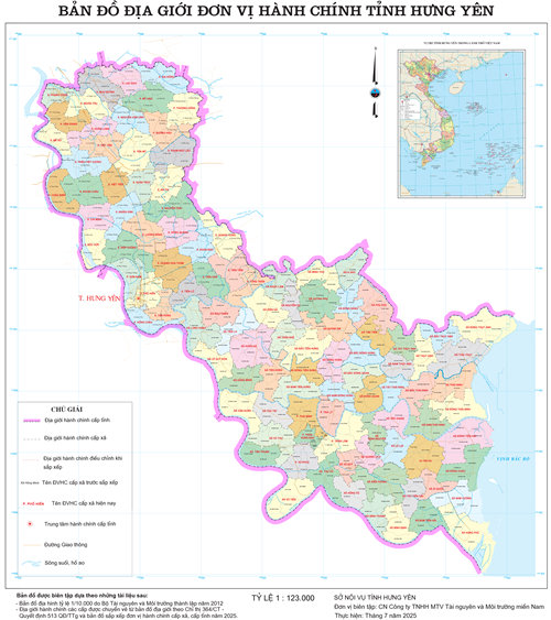 Bản đồ hành chính Xã Vũ Thư