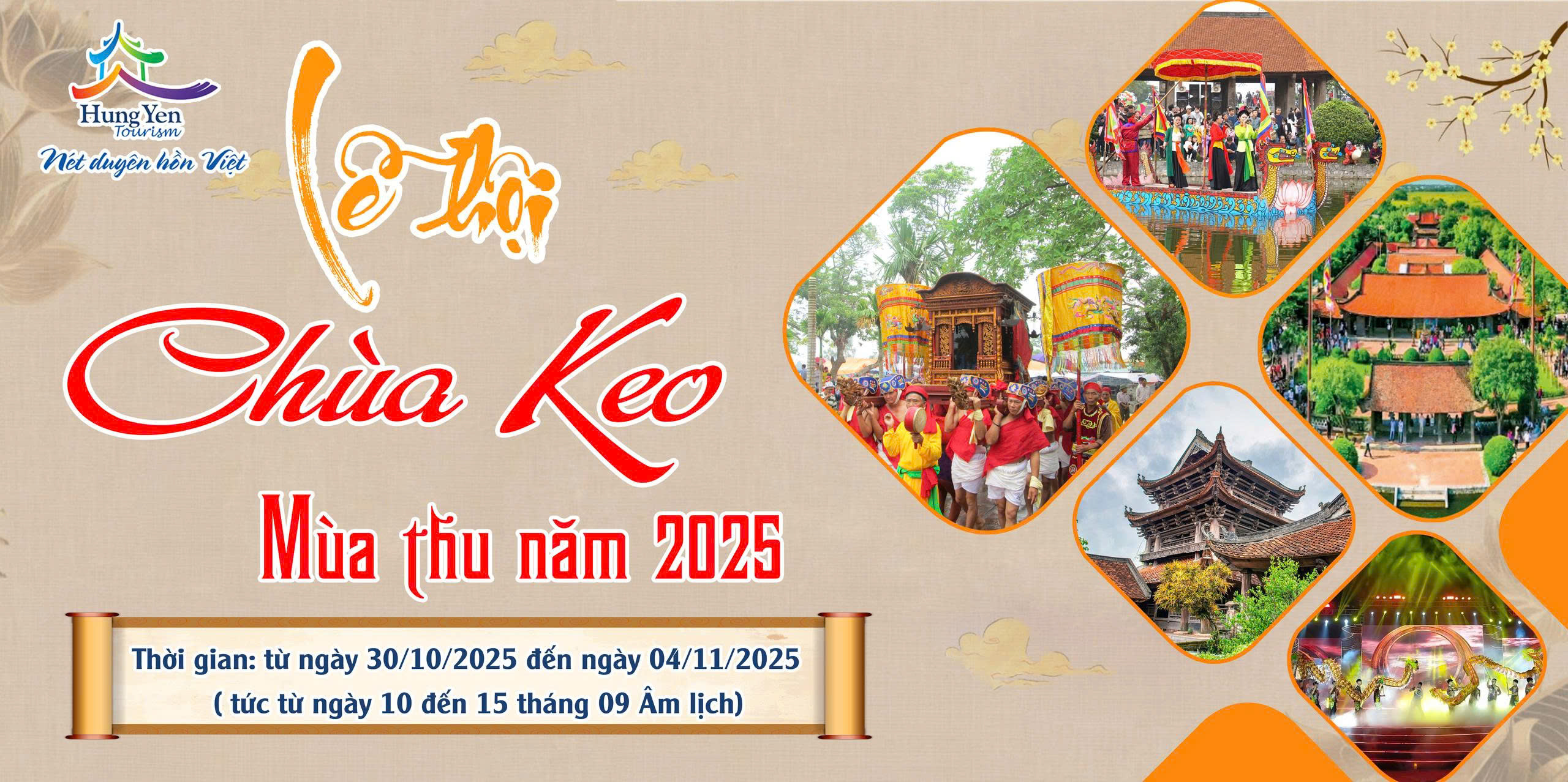 SẮP DIỄN RA: LỄ HỘI CHÙA KEO MÙA THU NĂM 2025 TẠI DI TÍCH QUỐC GIA ĐẶC BIỆT CHÙA KEO – NIỀM TỰ HÀO VĂN HÓA CỦA TỈNH HƯNG YÊN