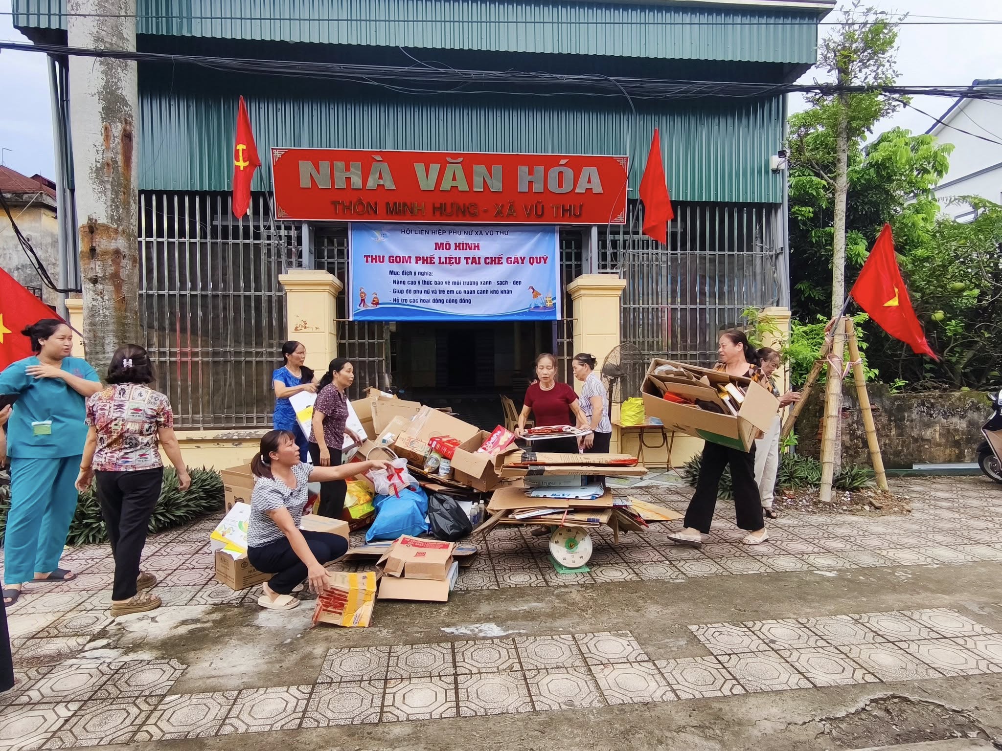 Hội phụ nữ Vũ Thư: Biến phế liệu thành hành động yêu thương