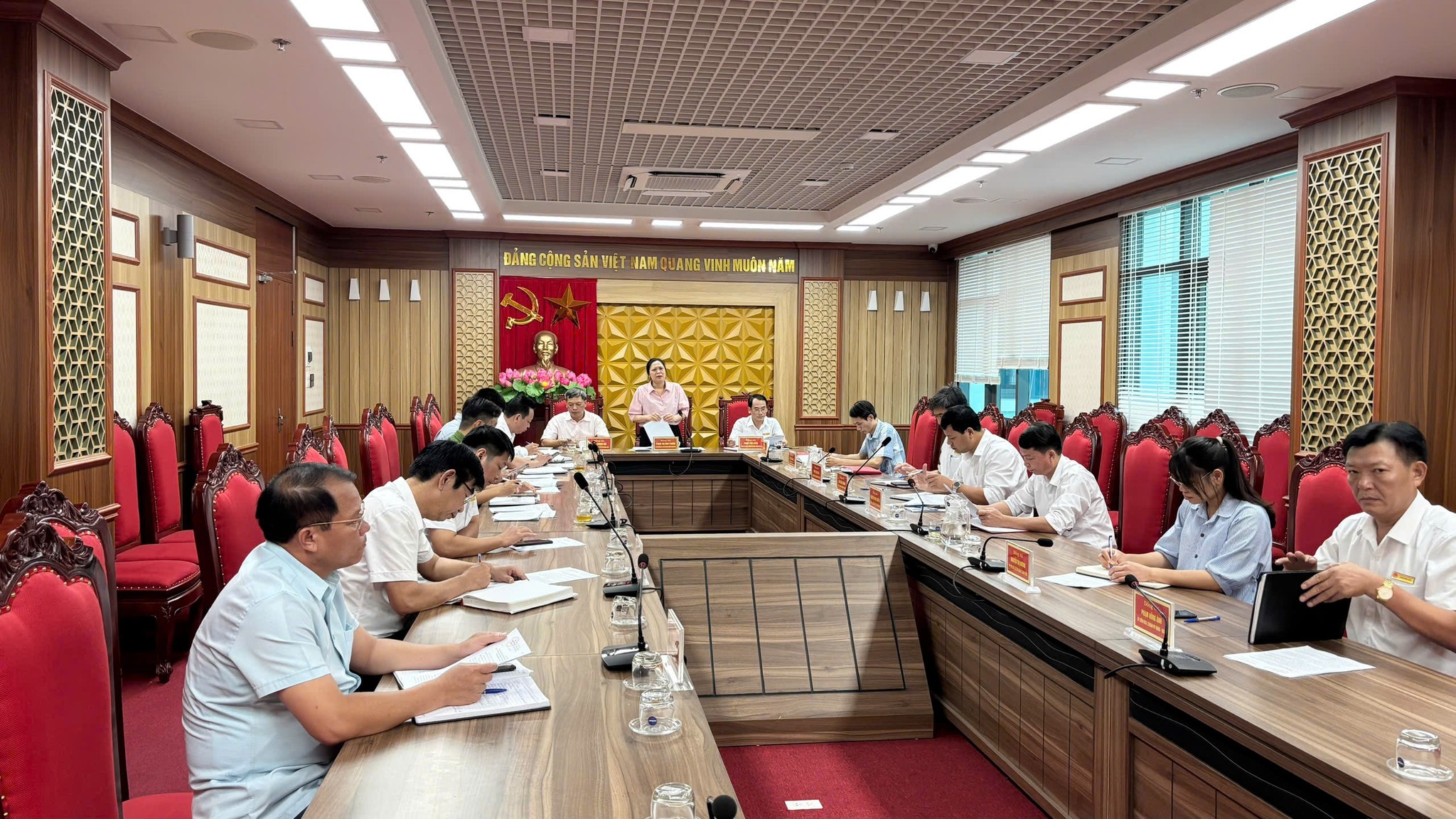 XÃ VŨ THƯ: HỌP BAN CHỈ ĐẠO THỰC HIỆN NGHỊ QUYẾT 57-NQ/TW