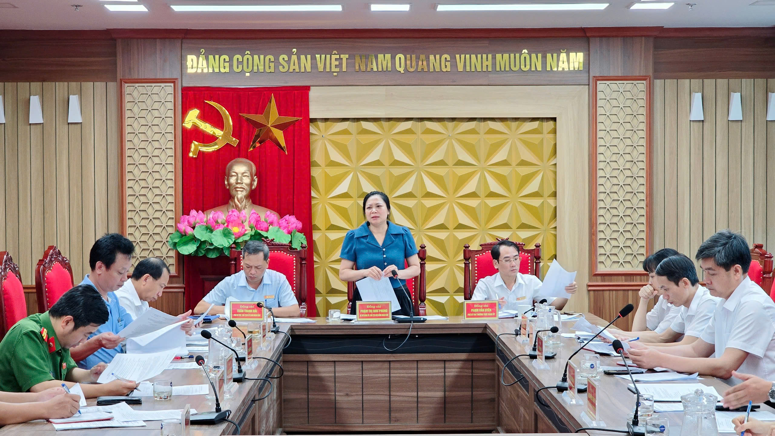 Đảng ủy xã Vũ Thư tổ chức Hội nghị Ban Thường vụ và Ban Chấp hành với nhiều nội dung quan trọng