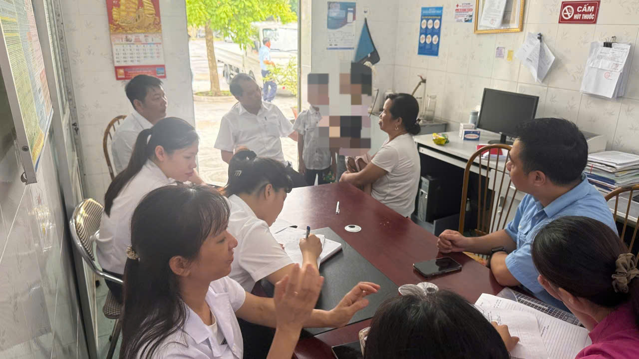 Vũ Thư: Xác minh thông tin về trường hợp trẻ em có dấu hiệu bị bạo hành
