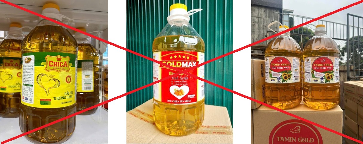 CẢNH BÁO: KHÔNG SỬ DỤNG CÁC SẢN PHẨM DẦU ĂN GIẢ, KÉM CHẤT LƯỢNG
