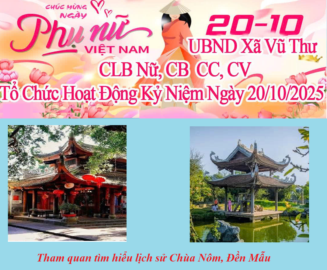 CÂU LẠC BỘ NỮ CÁN BỘ, CÔNG CHỨC, VIÊN CHỨC XÃ VŨ THƯ SÔI NỔI CÁC HOẠT ĐỘNG KỶ NIỆM NGÀY PHỤ NỮ VIỆT NAM 20/10
