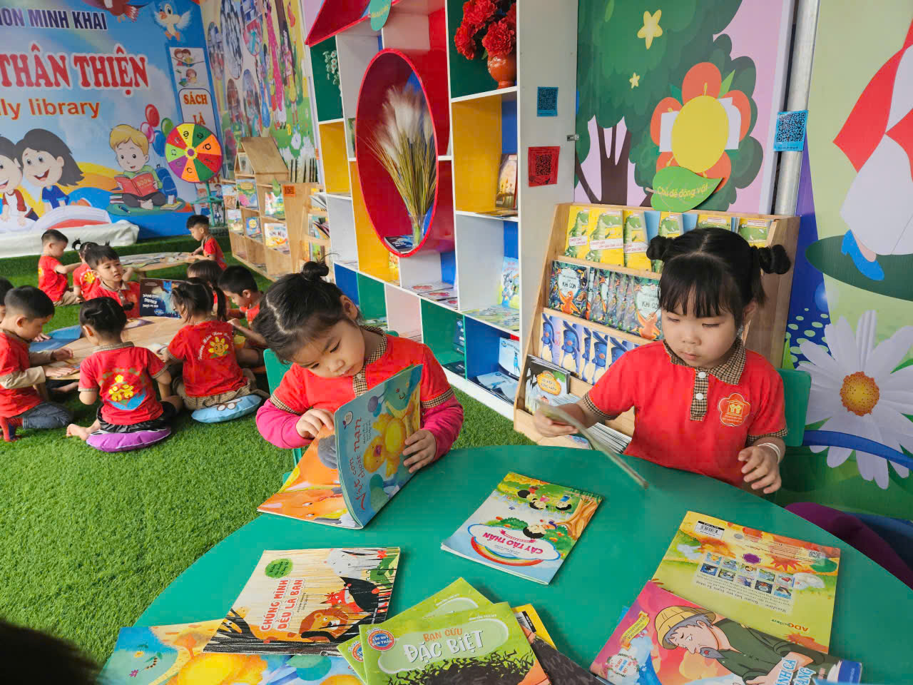 Phóng sự ảnh: Các trường học trên địa bàn xã Vũ Thư sổi nổi các hoạt động hưởng ứng Tuần lễ Học tập suốt đời năm 2025