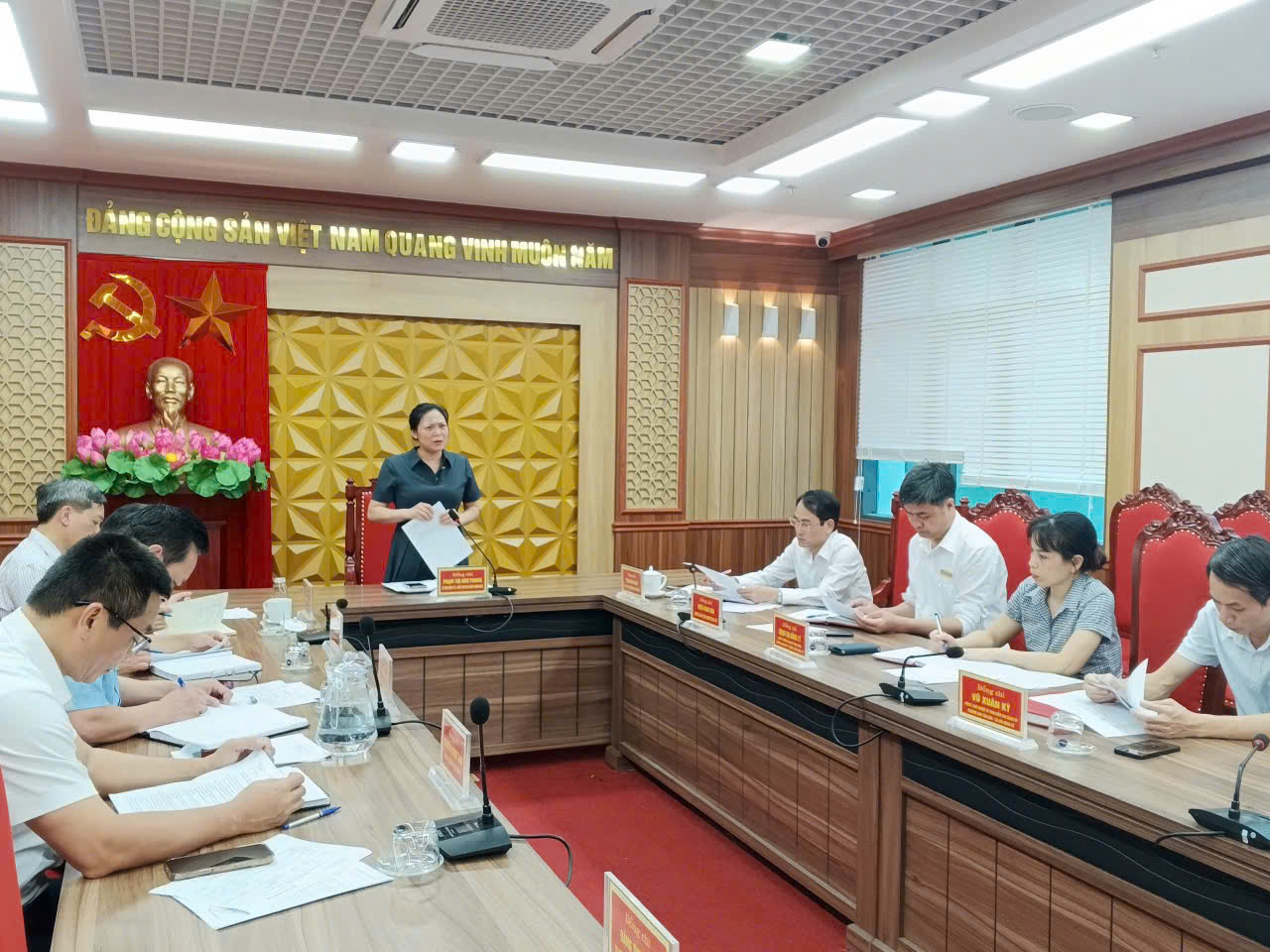 HỘI NGHỊ BAN THƯỜNG VỤ ĐẢNG ỦY XÃ VŨ THƯ:  TĂNG CƯỜNG CÔNG TÁC GIẢI PHÓNG MẶT BẰNG, SỬ DỤNG HIỆU QUẢ TÀI SẢN CÔNG SAU SẮP XẾP ĐƠN VỊ HÀNH CHÍNH