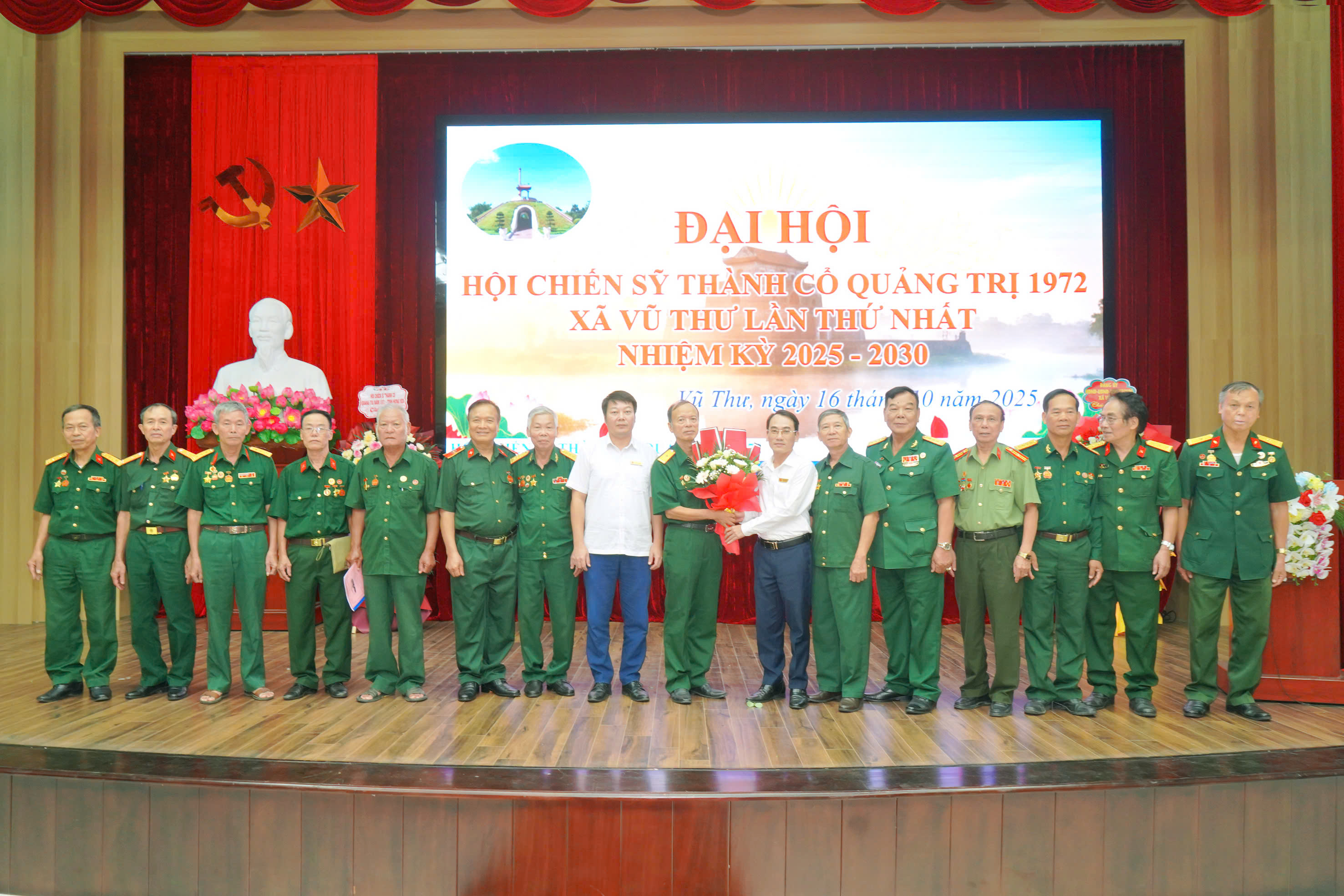 HỘI CHIẾN SĨ THÀNH CỔ QUẢNG TRỊ 1972 XÃ VŨ THƯ TỔ CHỨC ĐẠI HỘI LẦN THỨ NHẤT, NHIỆM KỲ 2025 – 2030