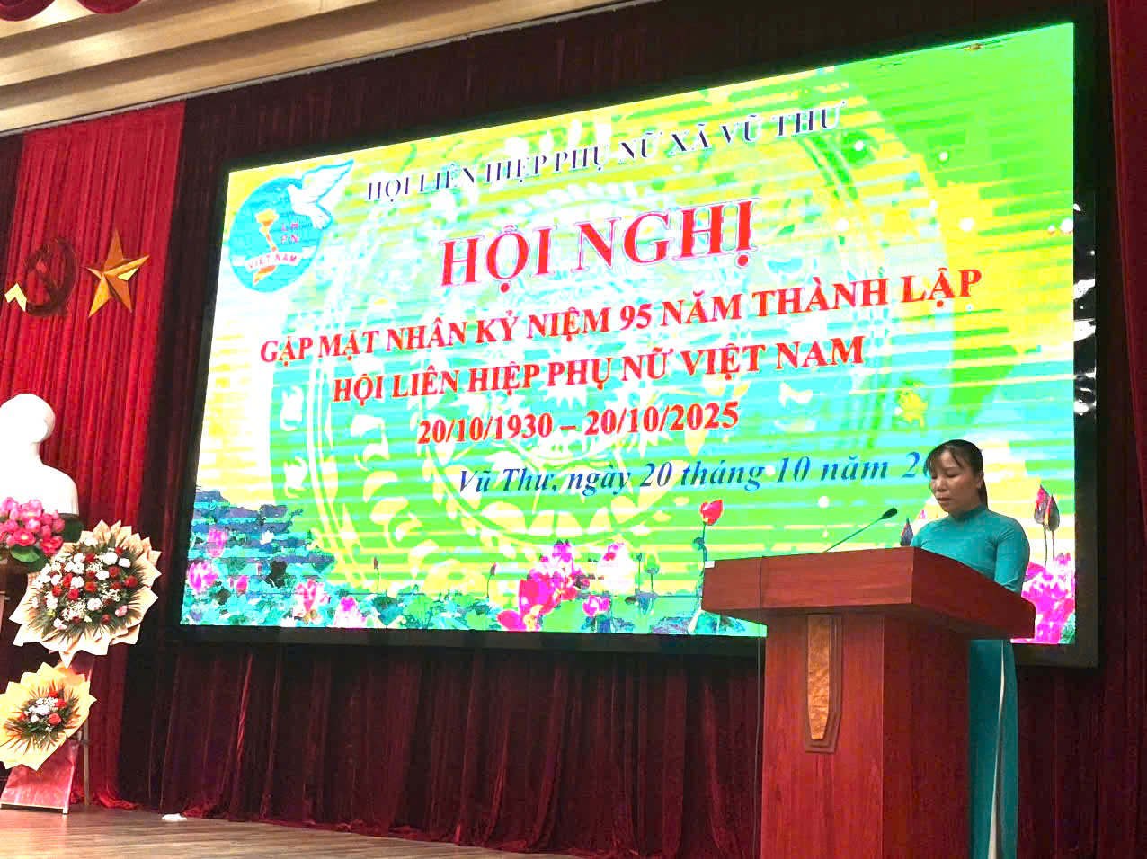 HỘI LIÊN HIỆP PHỤ NỮ XÃ VŨ THƯ GẶP MẶT KỶ NIỆM 95 NĂM NGÀY THÀNH LẬP HỘI LIÊN HIỆP PHỤ NỮ VIỆT NAM (20/10/1930 – 20/10/2025)