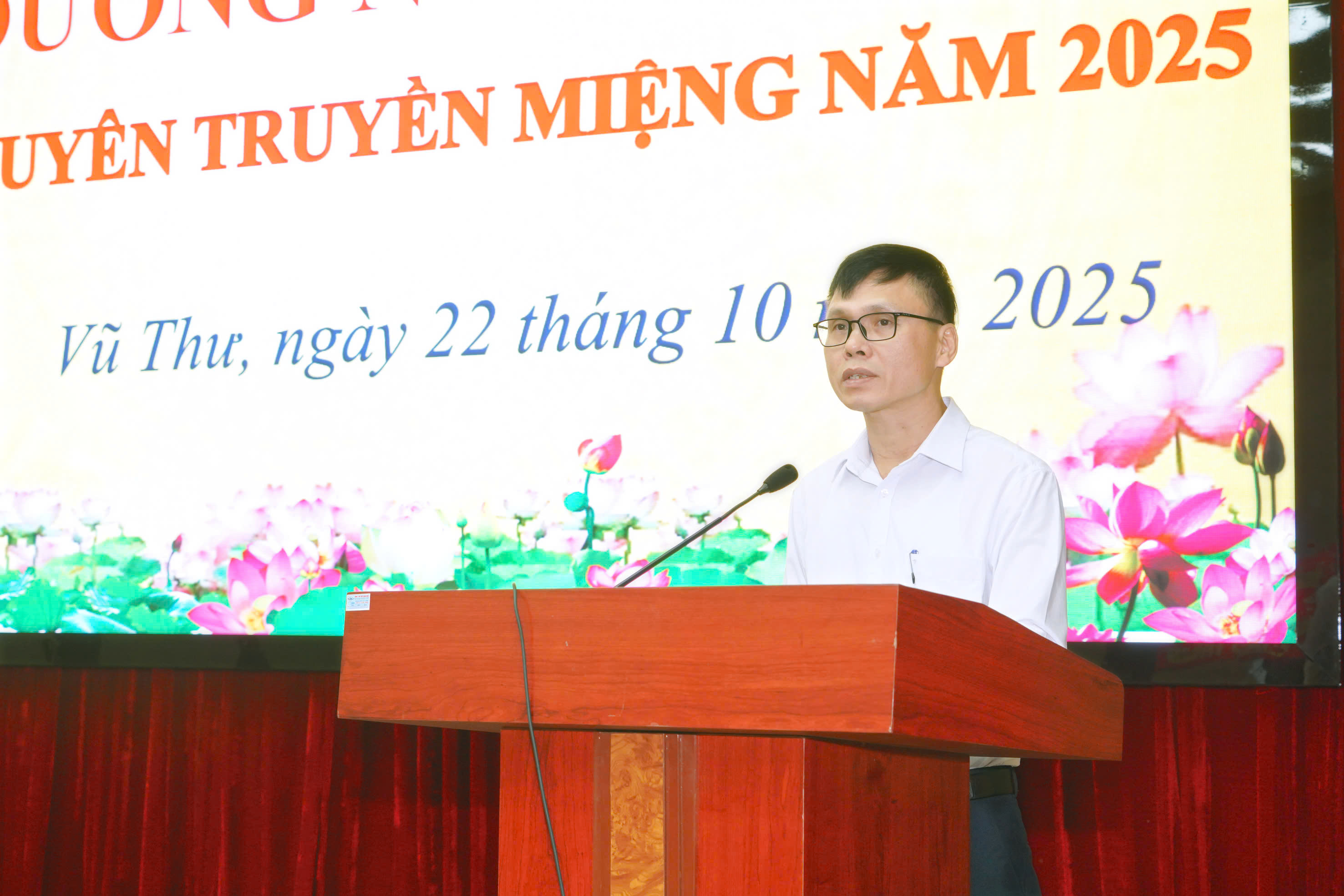 TRUNG TÂM CHÍNH TRỊ XÃ VŨ THƯ TỔ CHỨC LỚP BỒI DƯỠNG NGHIỆP VỤ CÔNG TÁC TUYÊN TRUYỀN MIỆNG NĂM 2025