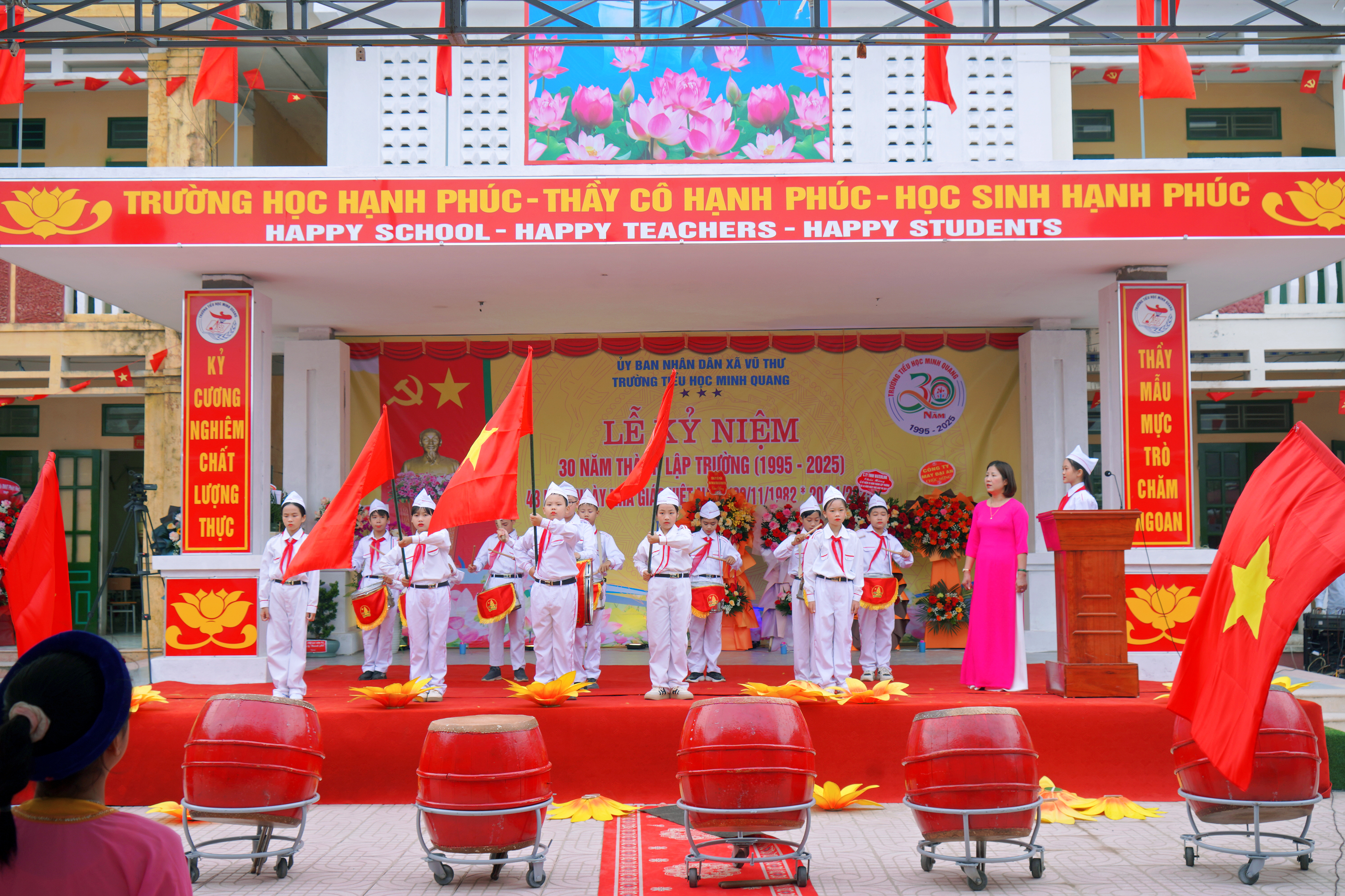 TRƯỜNG TIỂU HỌC MINH QUANG TỔ CHỨC LỄ KỶ NIỆM 30 NĂM THÀNH LẬP TRƯỜNG (1995 – 2025)
