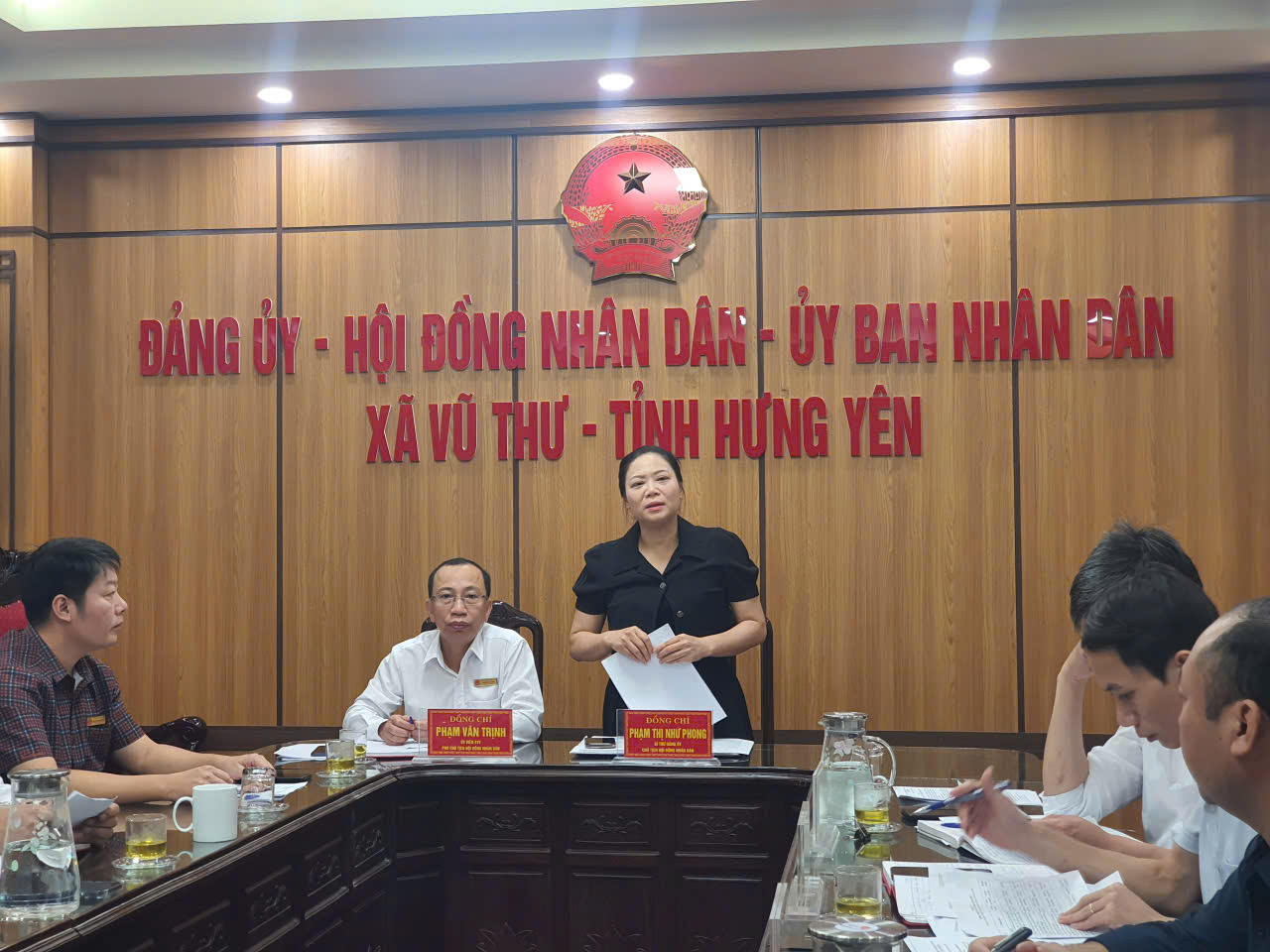 THƯỜNG TRỰC HĐND XÃ VŨ THƯ TRIỂN KHAI GIÁM SÁT KẾT QUẢ HOẠT ĐỘNG CỦA TRUNG TÂM PHỤC VỤ HÀNH CHÍNH CÔNG XÃ