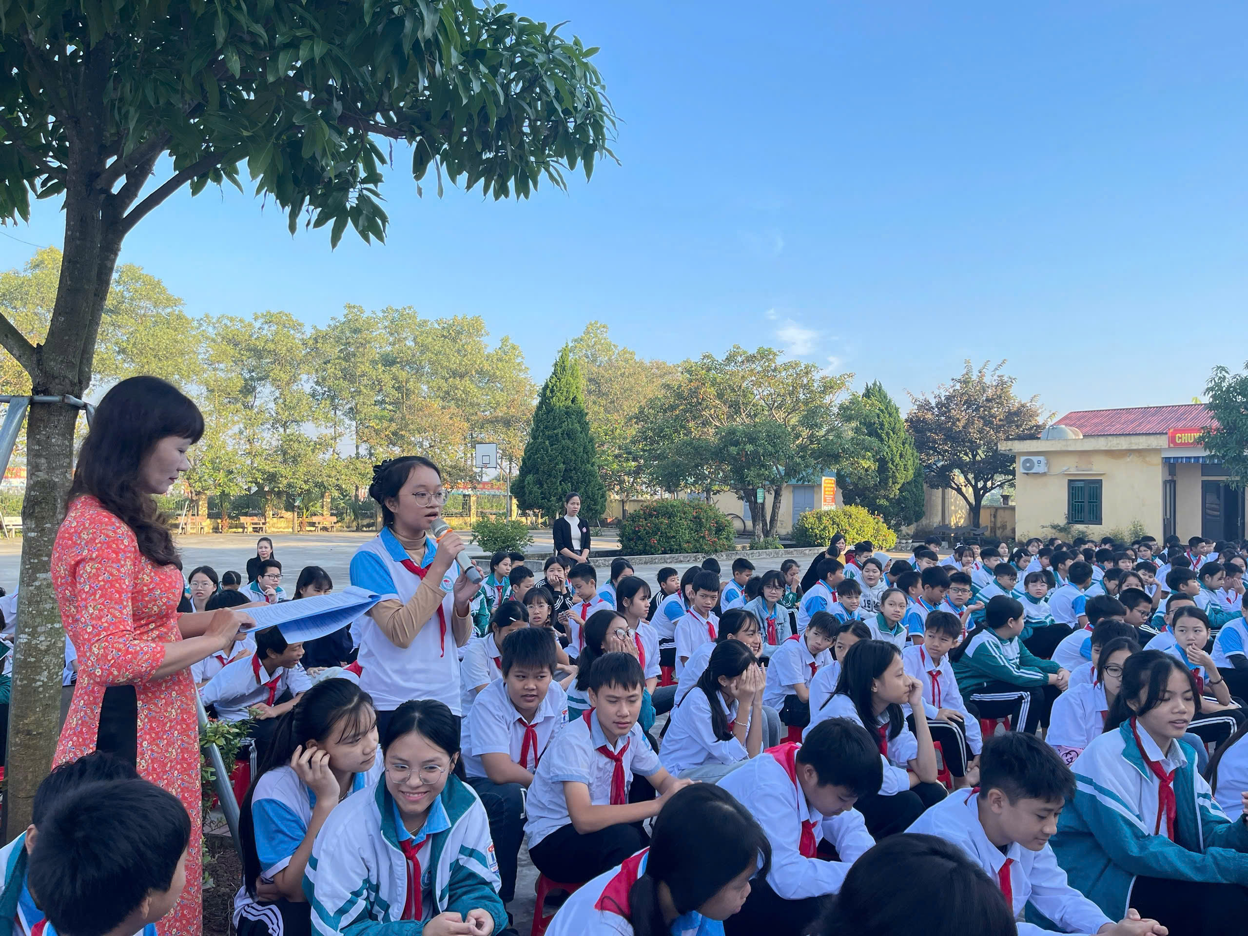 Khối giáo dục xã Vũ Thư hưởng ứng "Tháng nghe dân nói"