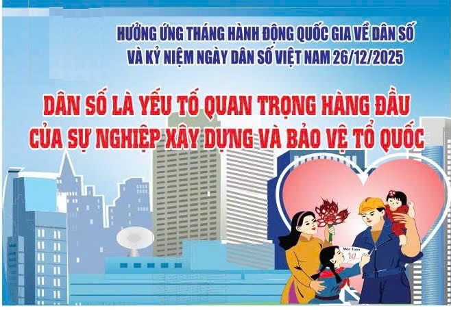 Hưởng ứng Ngày Dân số Việt Nam 26/12 và Tháng Hành động Quốc gia về Dân số năm 2025