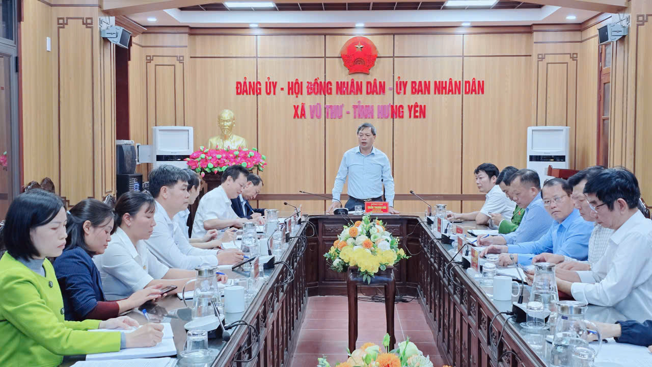 Ủy ban Bầu cử xã Vũ Thư tổ chức Phiên họp thứ nhất, khởi động công tác bầu cử nhiệm kỳ 2026-2031 trên địa bàn xã