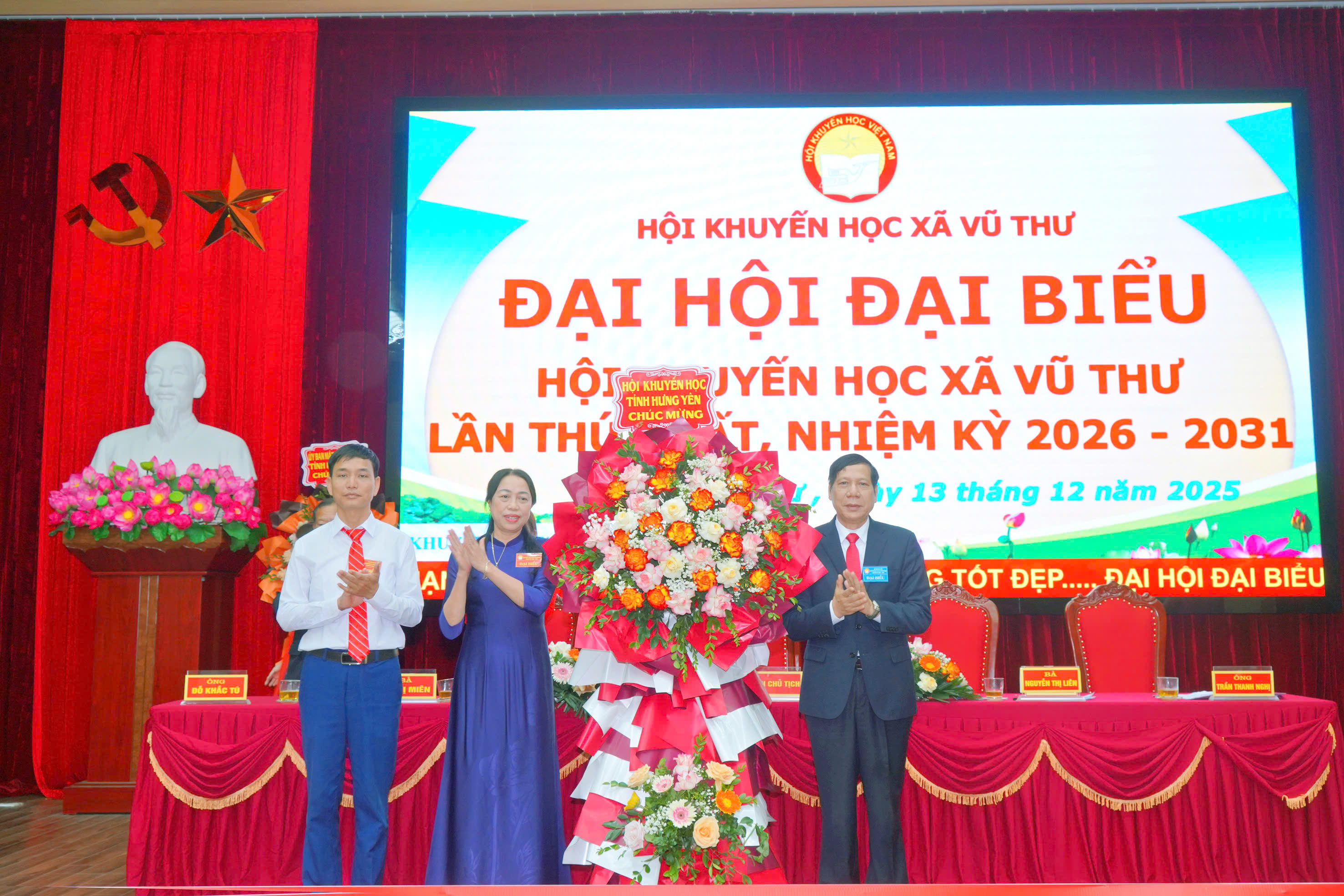 TỔ CHỨC THÀNH CÔNG ĐẠI HỘI ĐIỂM HỘI KHUYẾN HỌC XÃ VŨ THƯ LẦN THỨ I, NHIỆM KỲ 2026 – 2031