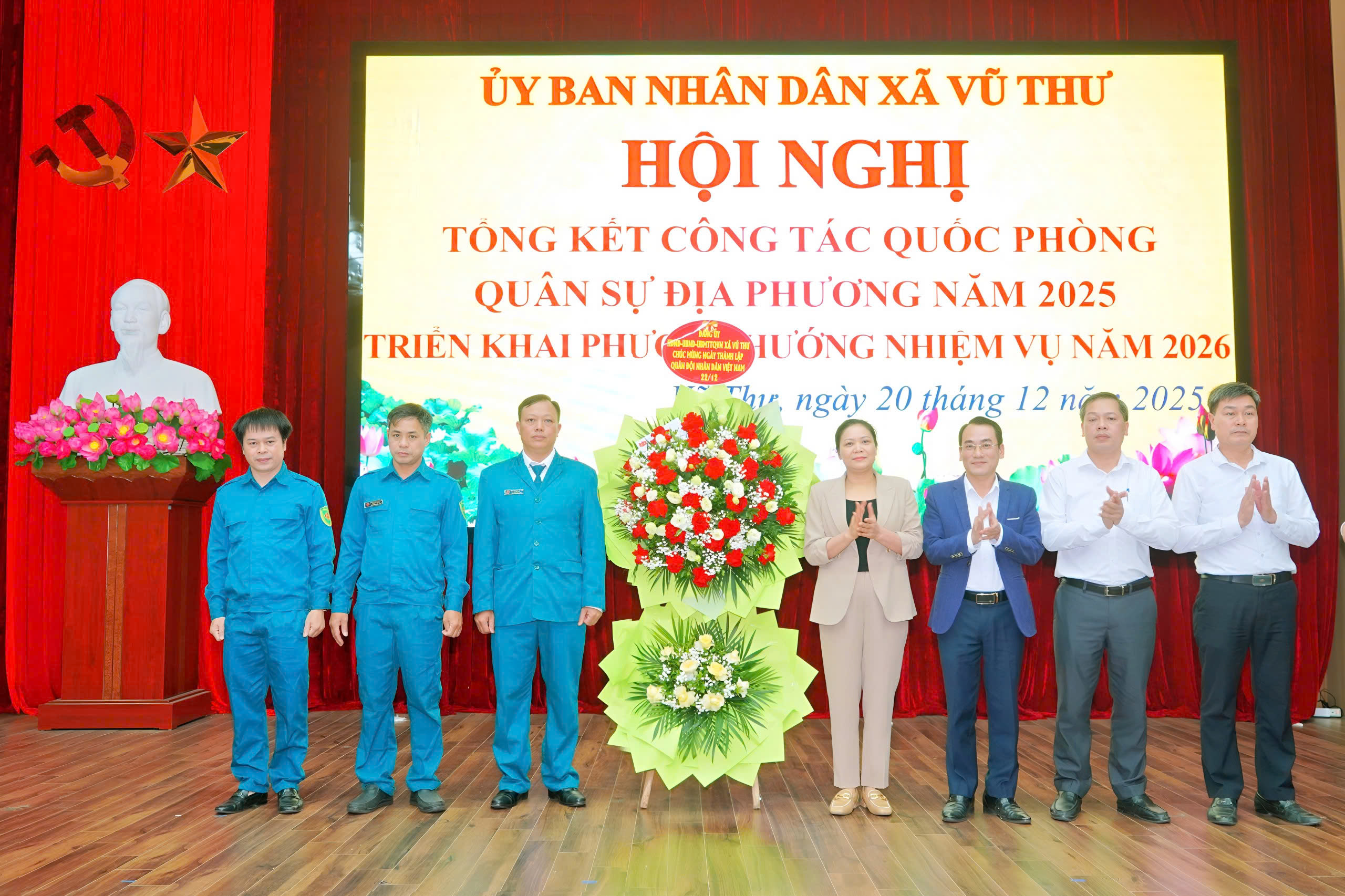 XÃ VŨ THƯ TRIỂN KHAI NHIỆM VỤ CÔNG TÁC QUỐC PHÒNG QUÂN SỰ ĐỊA PHƯƠNG NĂM 2026