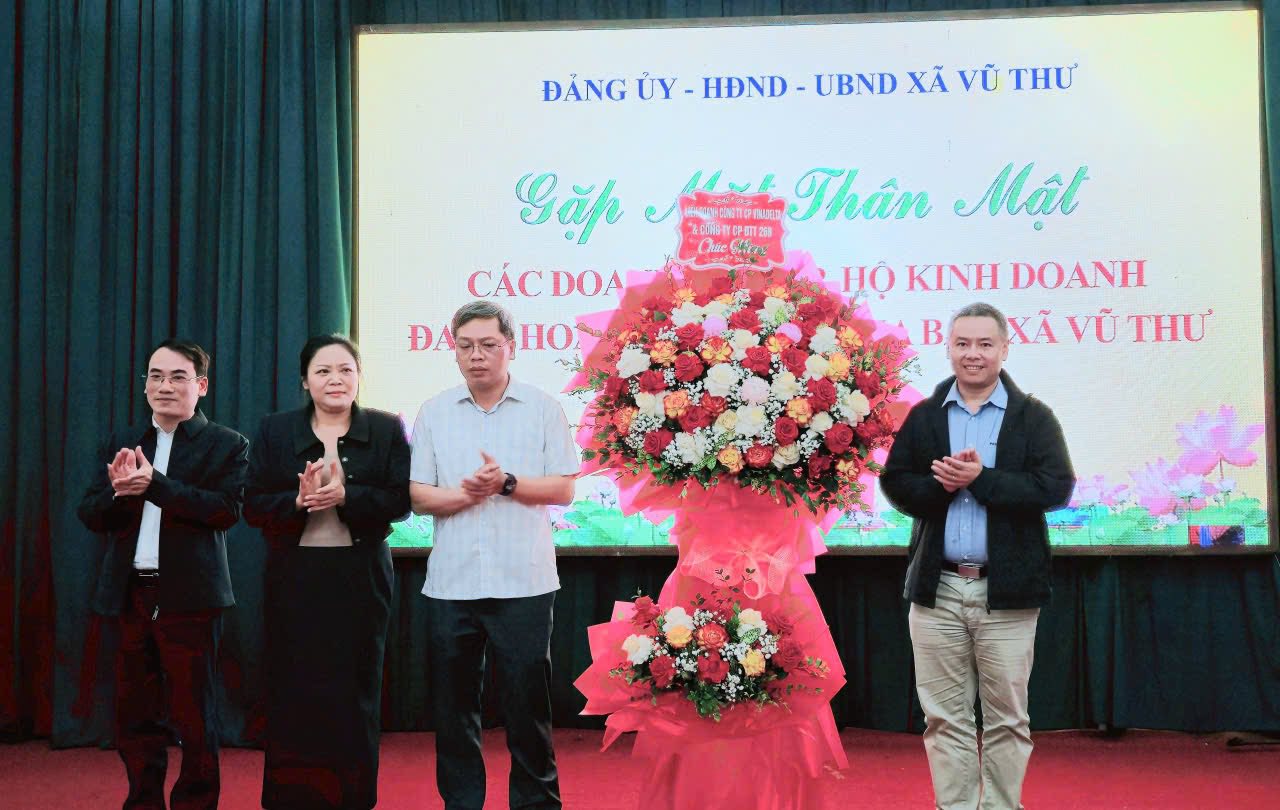 XÃ VŨ THƯ TỔ CHỨC GẶP MẶT DOANH NGHIỆP ĐẦU NĂM 2026