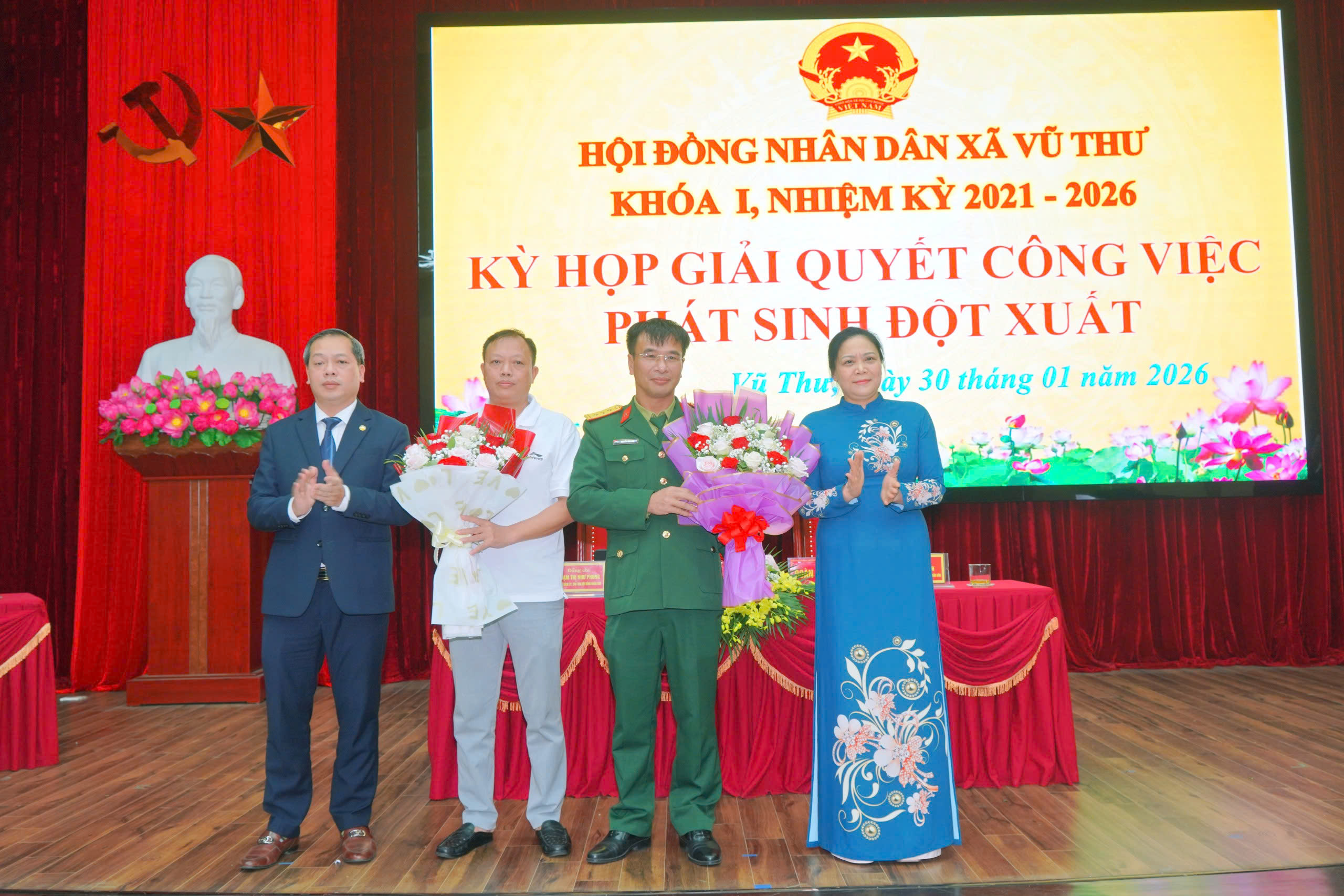 HỘI ĐỒNG NHÂN DÂN XÃ VŨ THƯ BẦU ÔNG NGUYỄN VĂN LĨNH – CHỈ HUY TRƯỞNG BAN CHỈ HUY QUÂN SỰ XÃ LÀM UỶ VIÊN ỦY BAN NHÂN DÂN XÃ NHIỆM KỲ 2021 – 2026