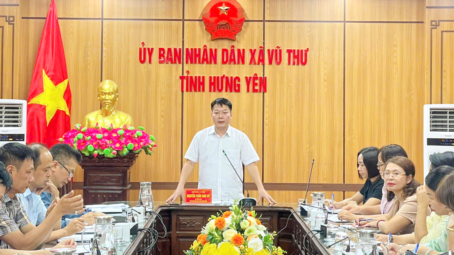 UBND XÃ VŨ THƯ HỌP GIAO BAN CHUẨN BỊ CHO NĂM HỌC MỚI 2026 - 2027 🇻🇳⭐