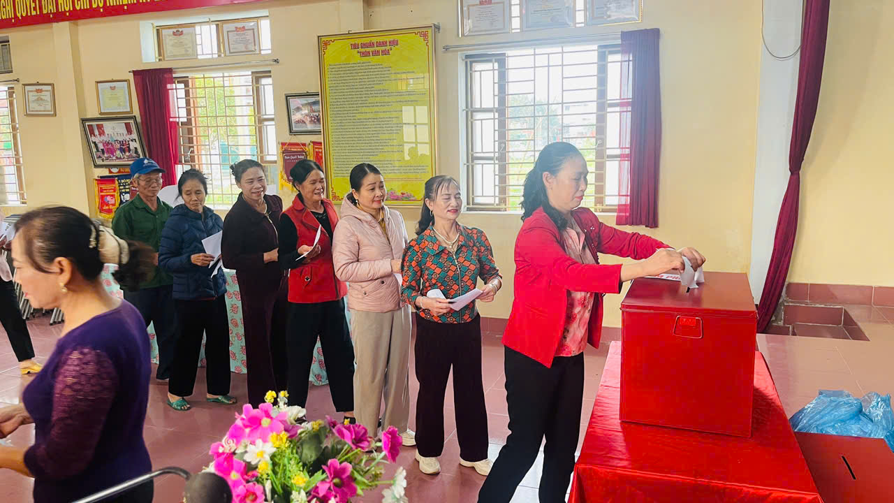 Sẵn sàng cho Ngày bầu cử: 33 tổ bầu cử xã Vũ Thư vận hành thử nghiệm hiệu quả
