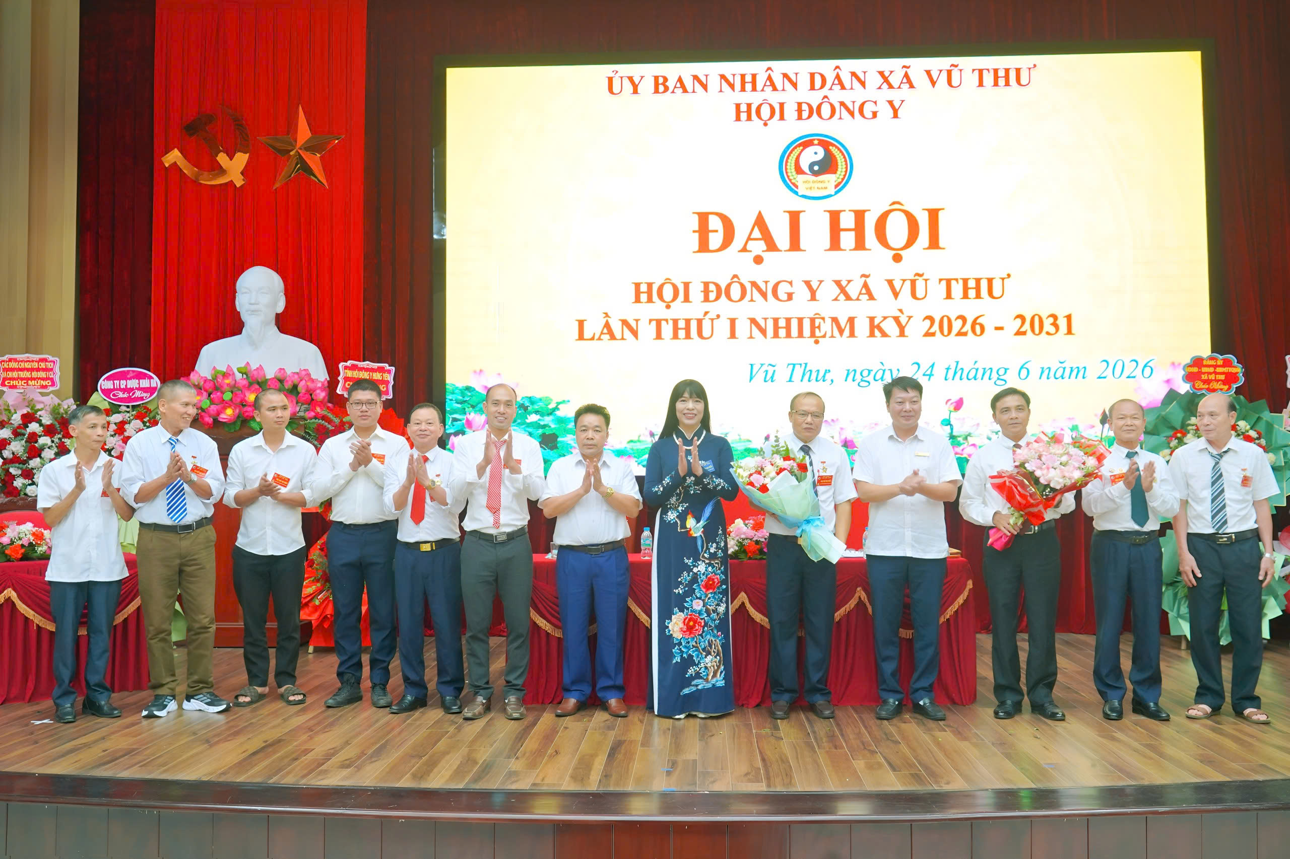 HỘI ĐÔNG Y XÃ VŨ THƯ TỔ CHỨC THÀNH CÔNG ĐẠI HỘI LẦN THỨ I, NHIỆM KỲ 2026 - 2031