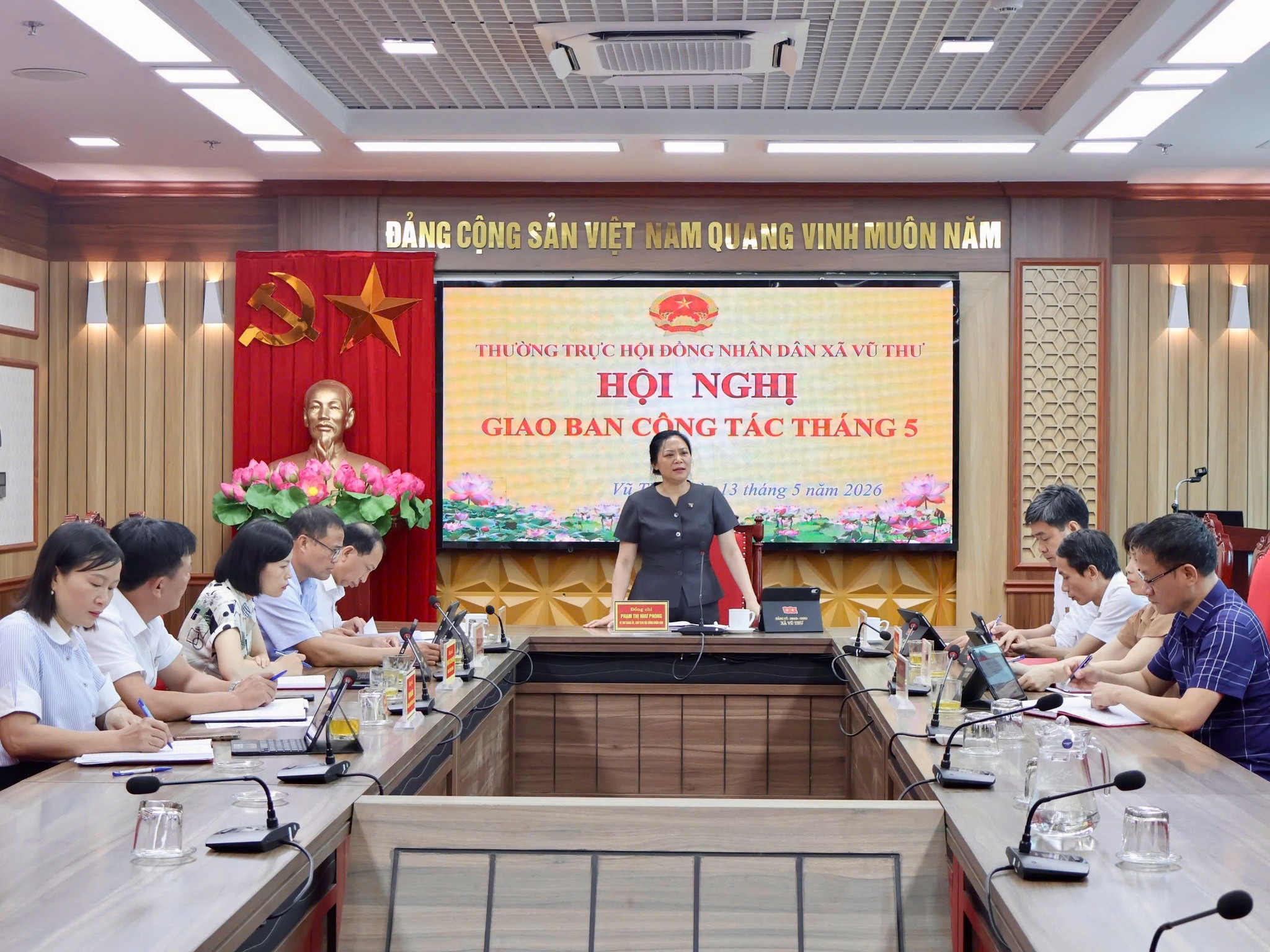 HỘI ĐỒNG NHÂN DÂN XÃ VŨ THƯ TRIỂN KHAI NHIỆM VỤ THÁNG 5/2026: ĐỔI MỚI ĐỂ GẦN DÂN HƠN