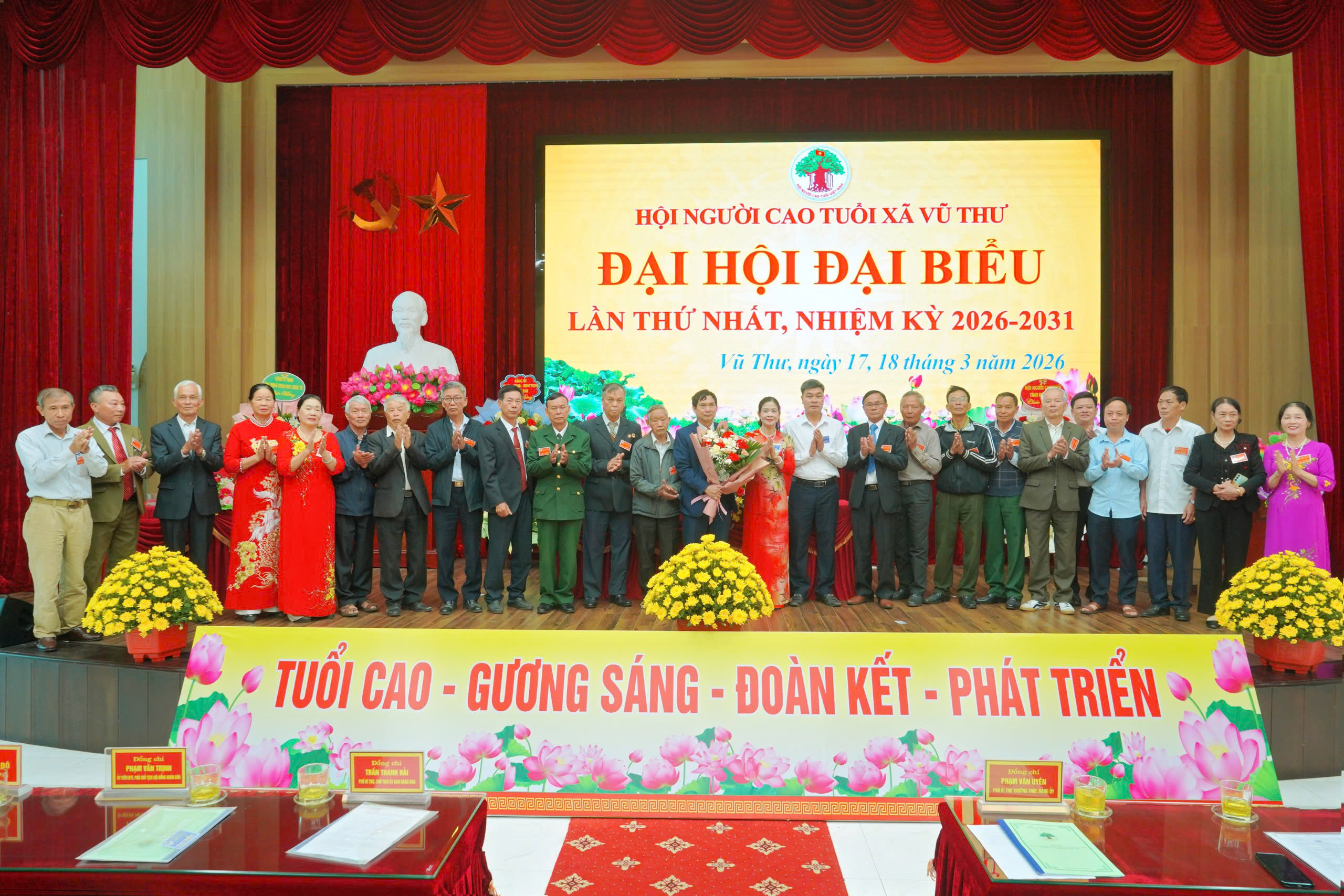 HỘI NGƯỜI CAO TUỔI XÃ VŨ THƯ ĐẠI HỘI LẦN THỨ NHẤT, NHIỆM KỲ 2026 – 2031