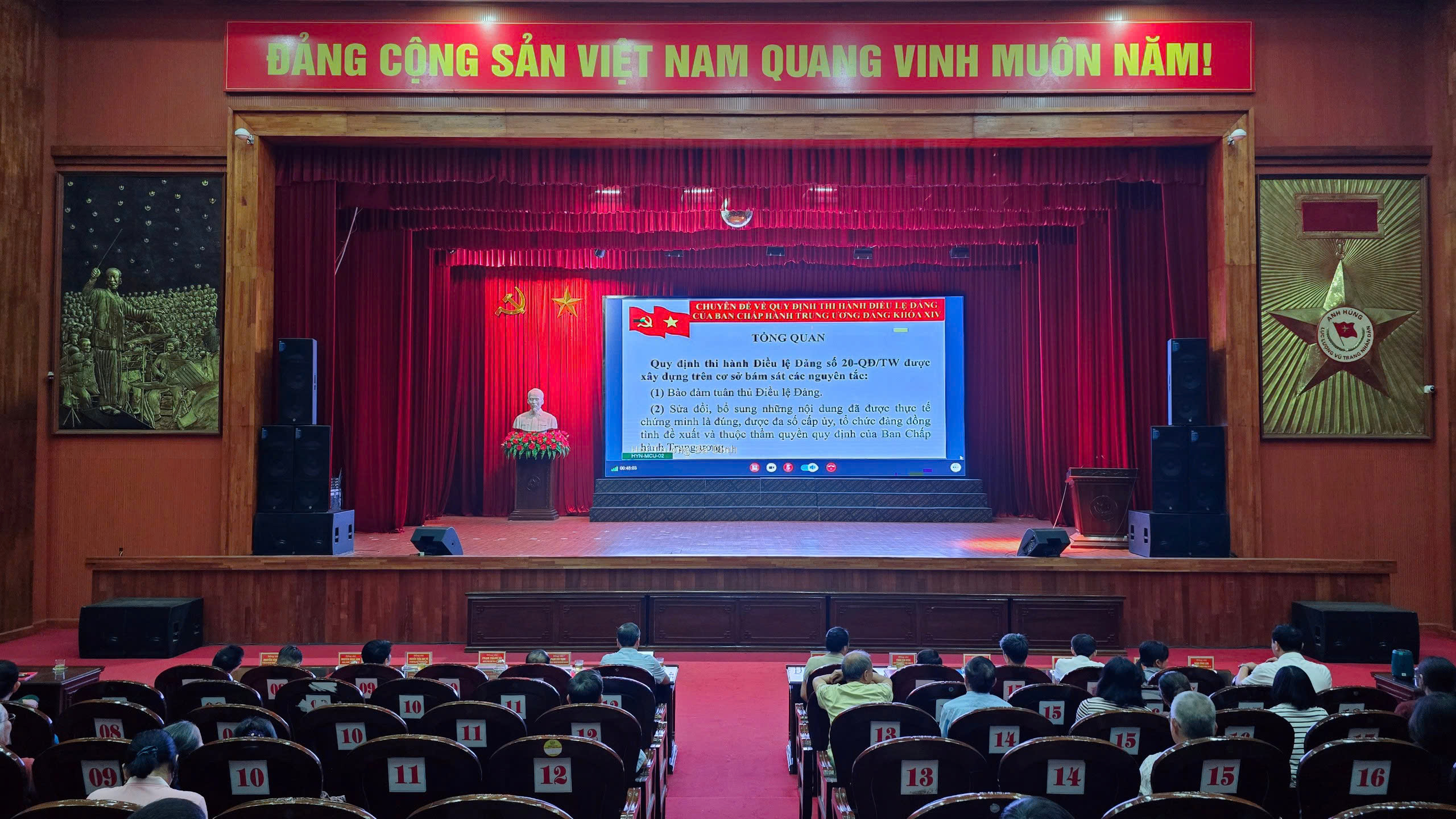 ĐẢNG BỘ XÃ VŨ THƯ TỔ CHỨC CÁC ĐIỂM CẦU TRỰC TUYẾN HỌC TẬP, QUÁN TRIỆT NGHỊ QUYẾT TRUNG ƯƠNG LẦN THỨ HAI KHÓA XIV