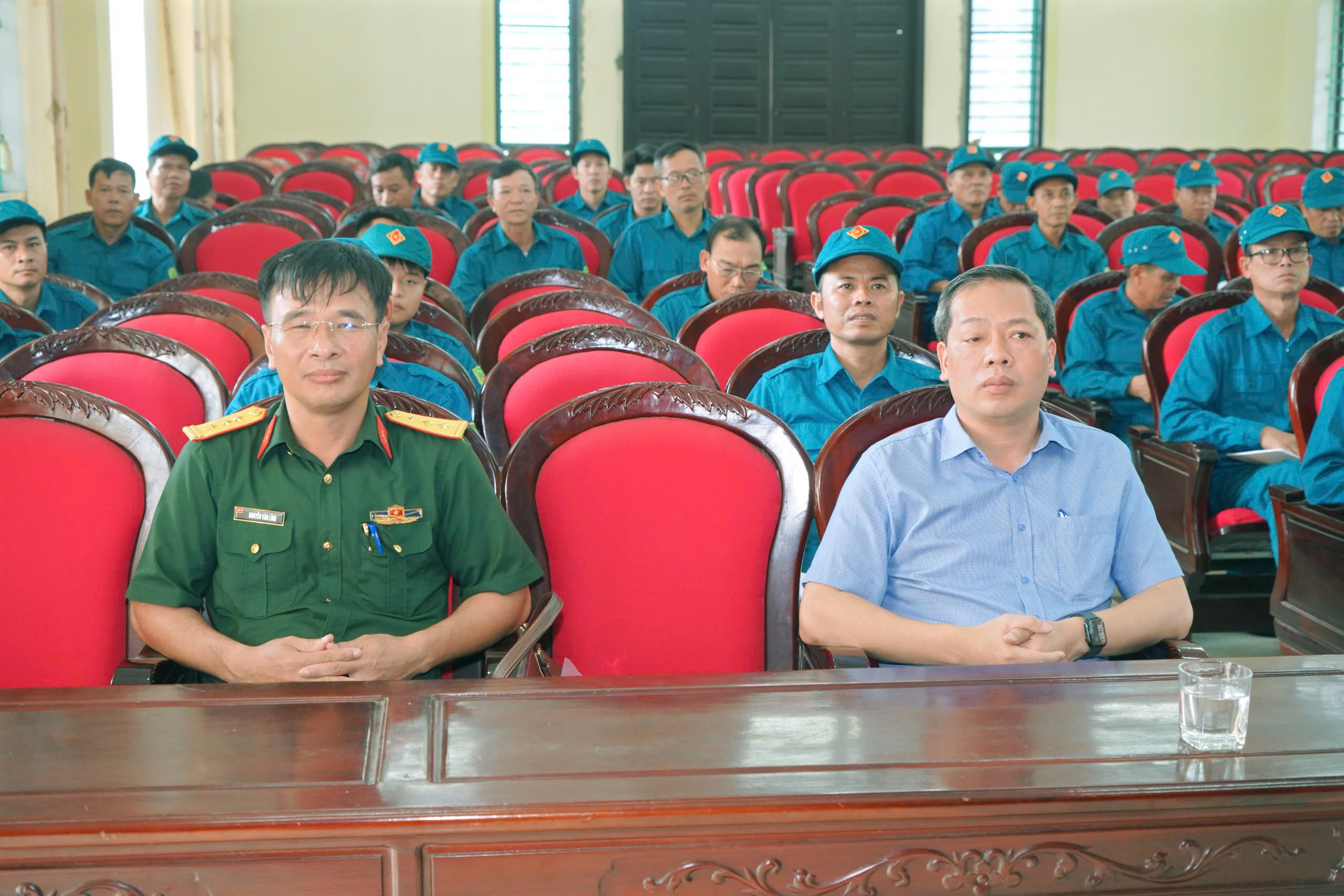 LÃNH ĐẠO XÃ VŨ THƯ KIỂM TRA, ĐỘNG VIÊN LỰC LƯỢNG DÂN QUÂN HUẤN LUYỆN NĂM 2026