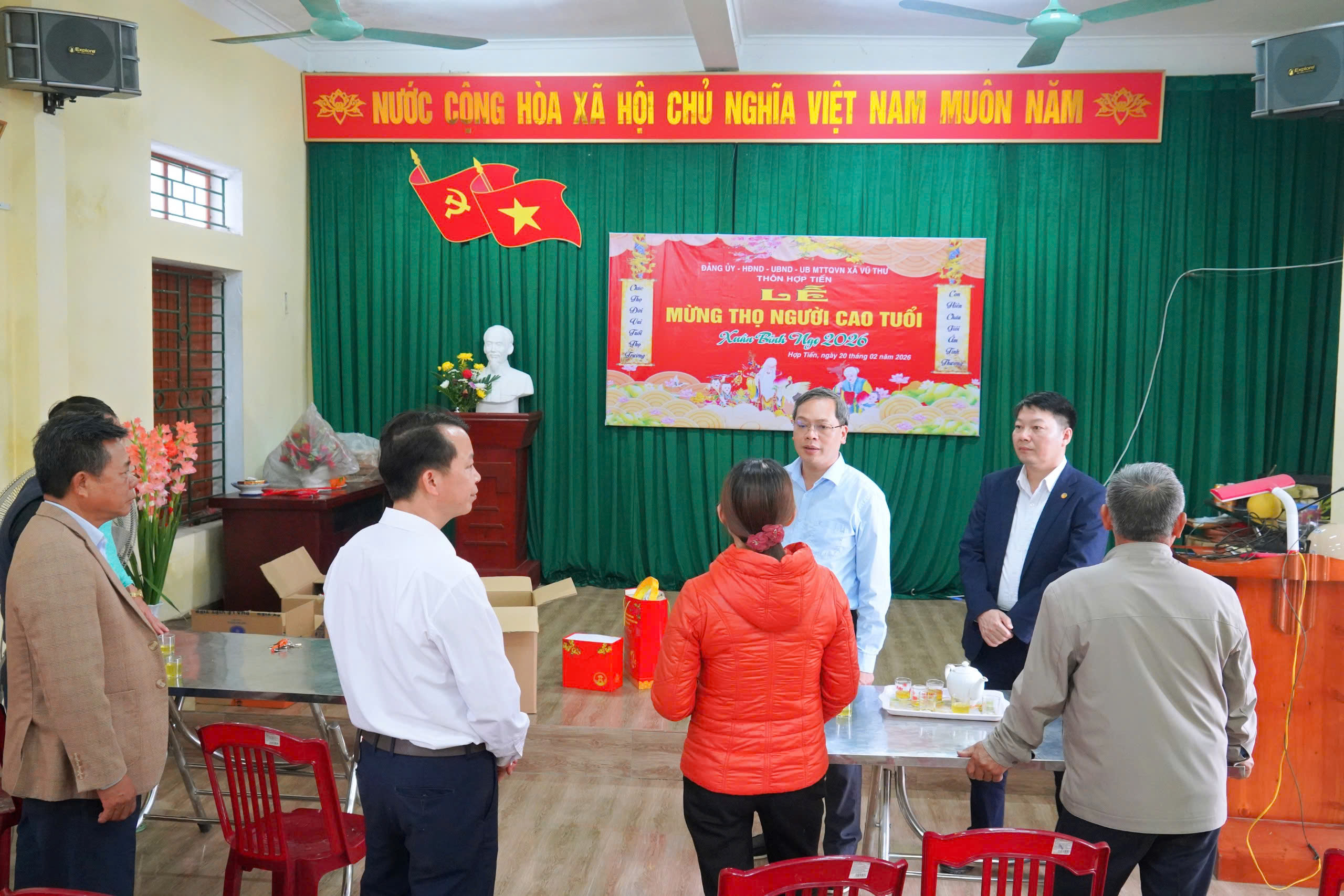 Xã Vũ Thư: Sẵn sàng tổ chức mừng thọ cho 1166 cụ cao niên từ sáng mùng 4 Tết
