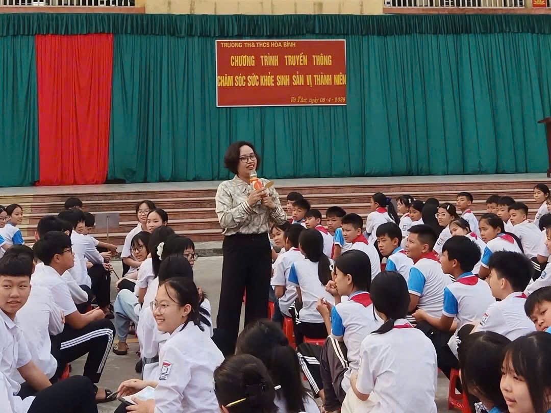 Chung tay chăm sóc sức khỏe vị thành niên – cách làm hiệu quả tại xã Vũ Thư