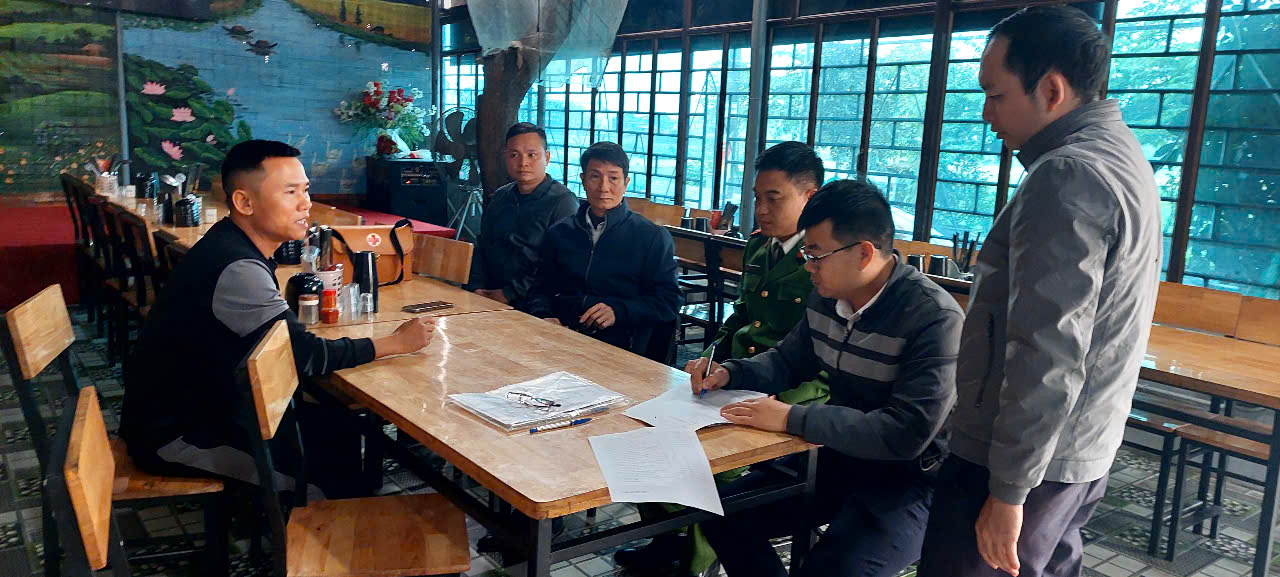 ĐOÀN KIỂM TRA LIÊN NGÀNH XÃ VŨ THƯ RA QUÂN KIỂM TRA AN TOÀN THỰC PHẨM DỊP TẾT VÀ LỄ HỘI XUÂN 2026